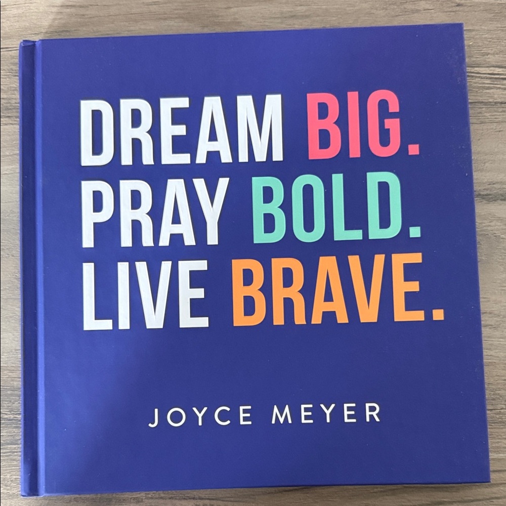 Inspirational Blue Hardcover Book by Joyce Meyer